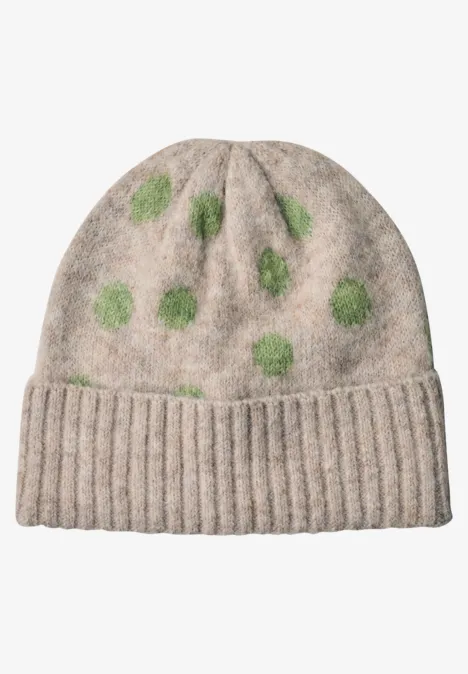 Bonnet à pois clay sand mel.