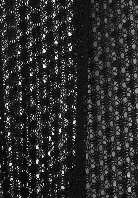 Stickerei Kimono Black