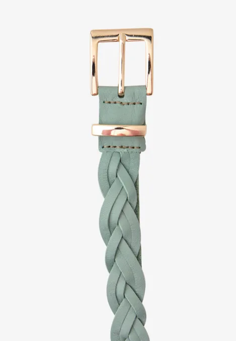 Pasek o wyglądzie plecionki Bright Pistachio