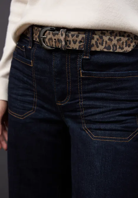 Leo-Ledergürtel Black