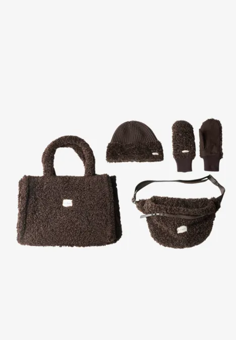 Teddy-schoudertas auburn brown