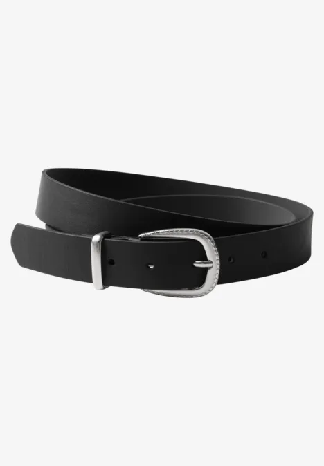 Basic riem met gesp Black Basic riem met gesp Black
