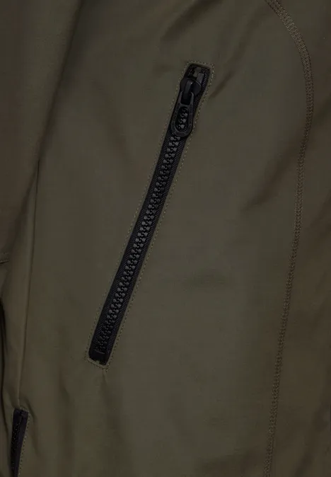 Manteau en coton golden khaki