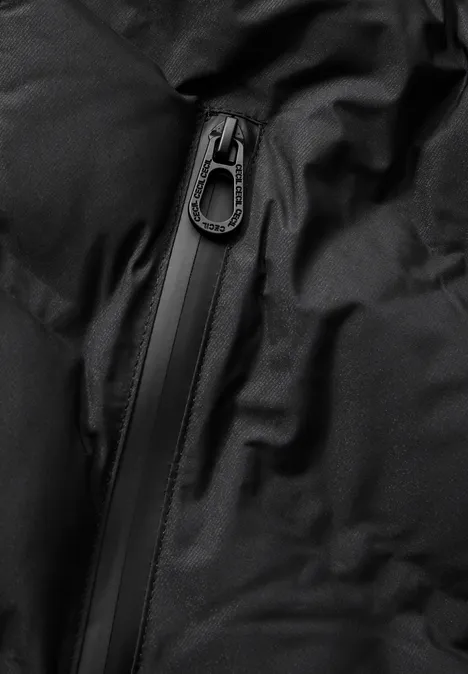 Manteau avec soudures Black