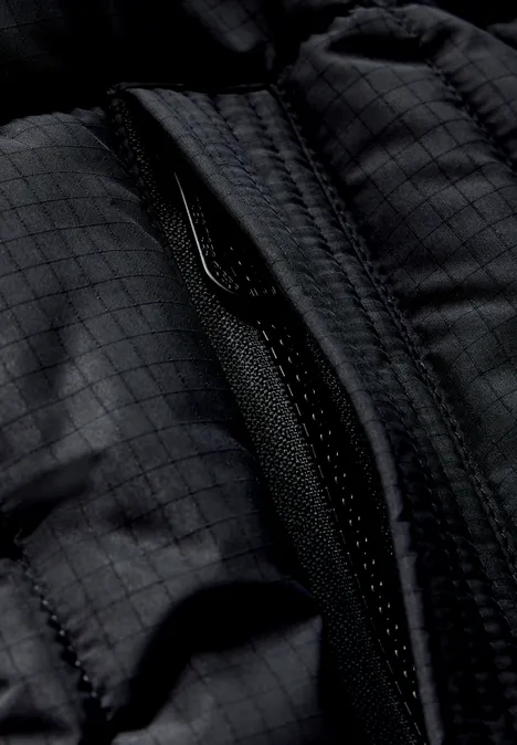 Manteau matelassé doublé Black