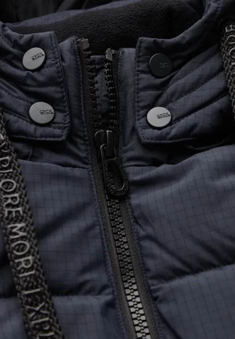Manteau matelassé doublé dark navy blue