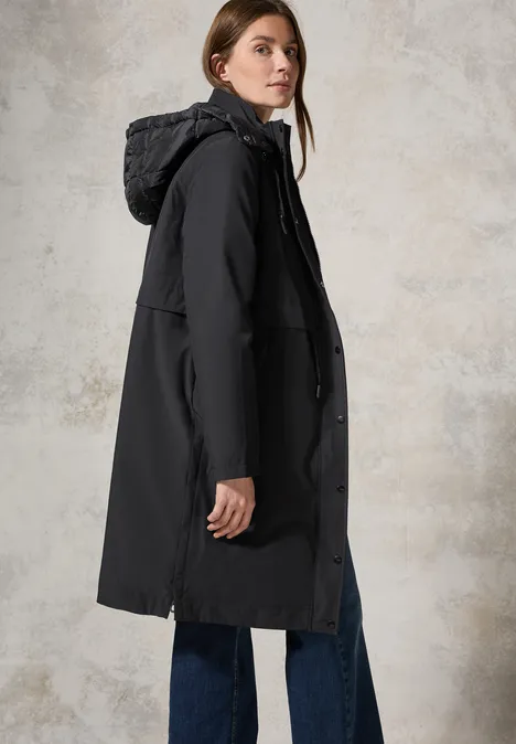 Trench-coat 2 en 1 Black