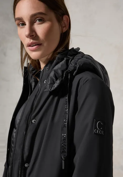 Trench-coat 2 en 1 Black