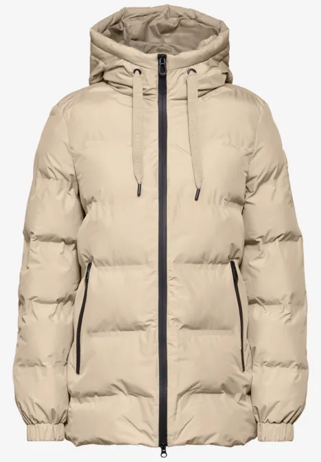 Gefütterte Jacke creamy almond beige