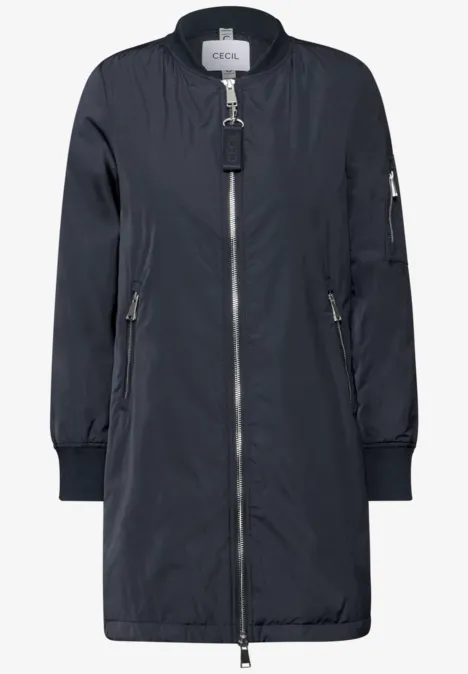 Lange blouson dark navy blue