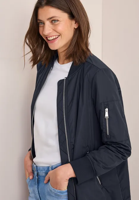 Lange blouson dark navy blue