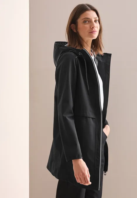 Softshell Mantel Black