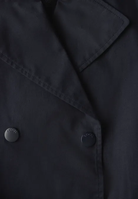 Kurzer Trenchcoat dark navy blue