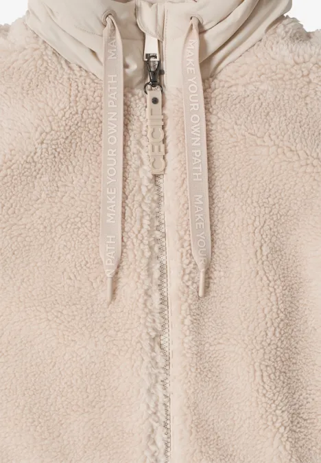 Kuscheliger Teddy-Mantel teddy vanilla white Kuscheliger Teddy-Mantel teddy vanilla white