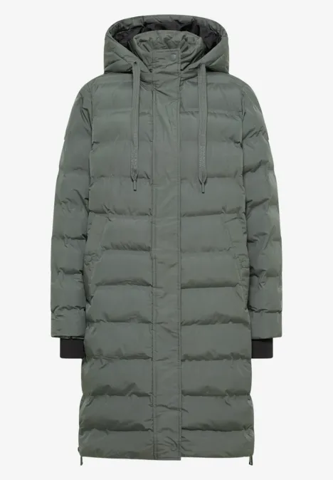 Jas met gelijmde naden pastel olive