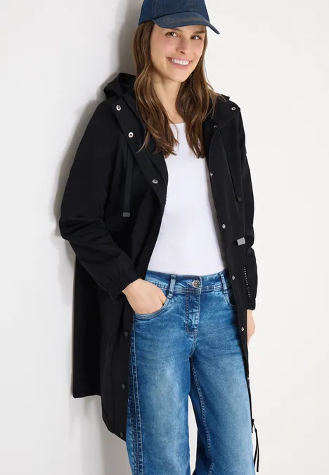 Veste longue à mémoire Black