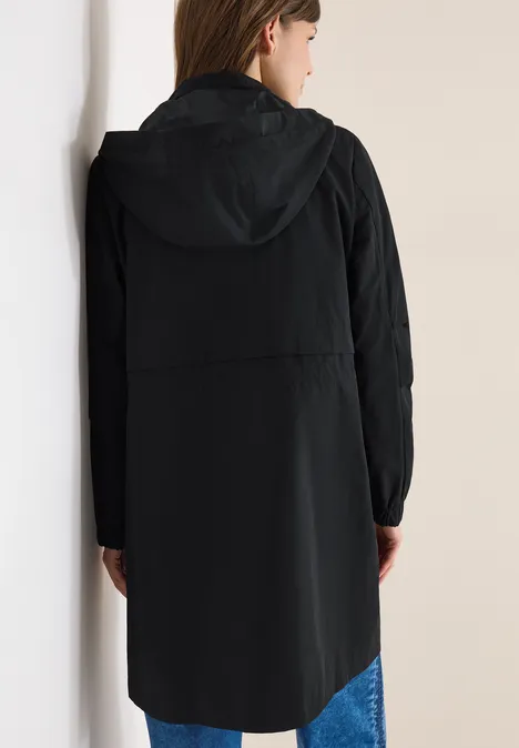 Veste longue à mémoire Black