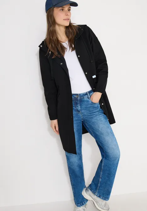 Veste longue à mémoire Black