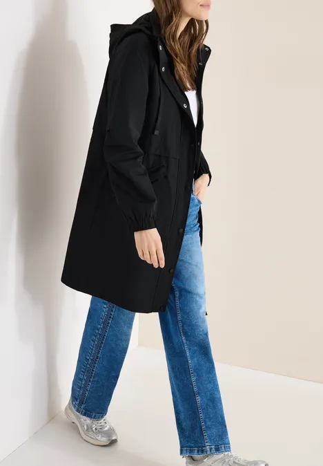 Veste longue à mémoire Black