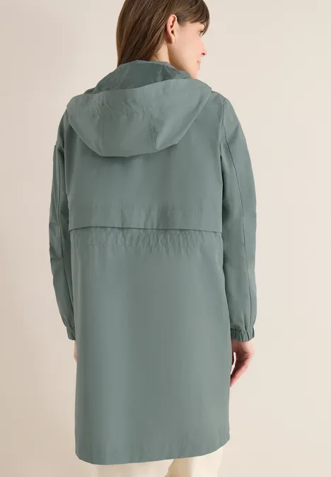 Jas met lang geheugen kelp green