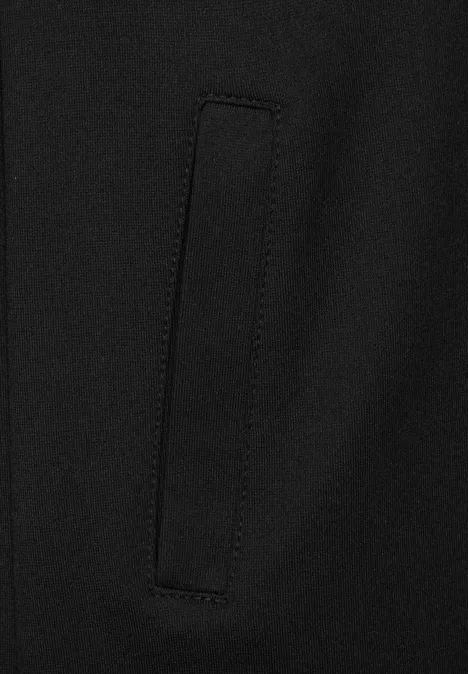 Jersey Kleid mit Taschen Black