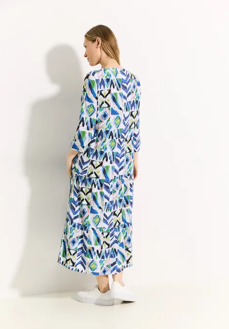 Tunika Kleid mit Print vanilla white