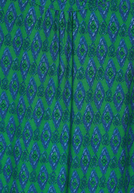 Print Sommer-Kleid fresh apple green