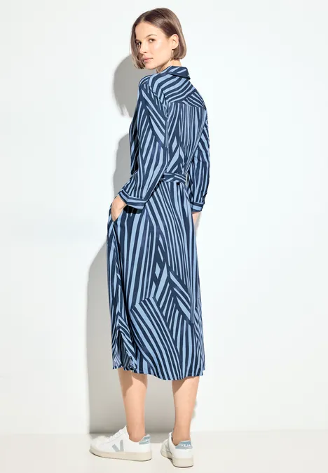 Viskose Kleid soft light blue