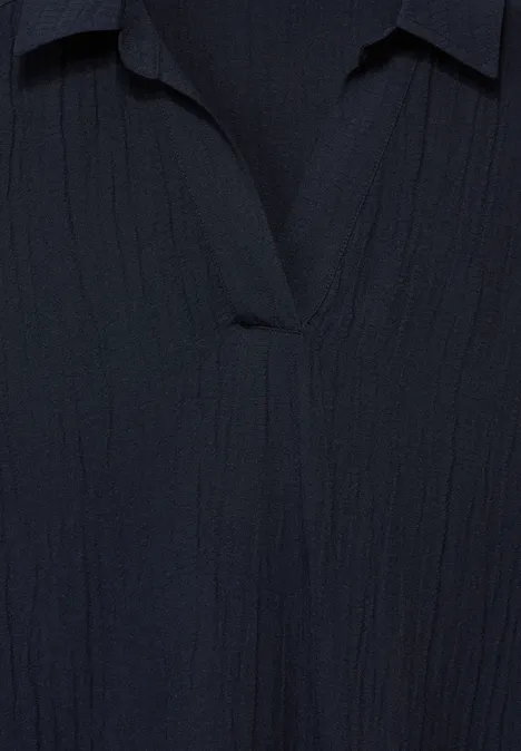 Kleid mit Struktur universal blue