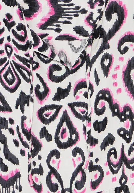 Tunika Kleid mit Print vanilla white