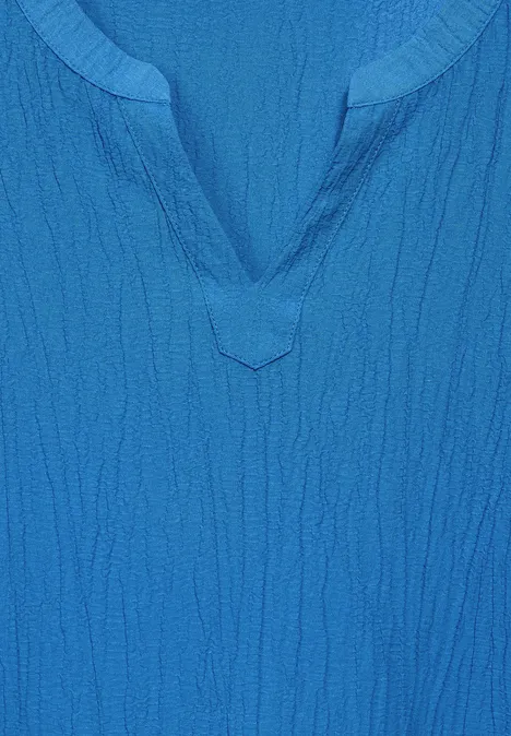 Tunika Kleid mit Struktur azure blue