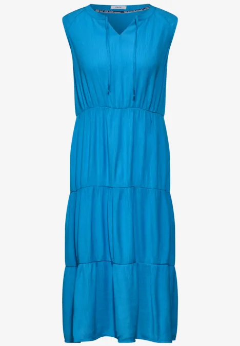 Struktur Midikleid azure blue