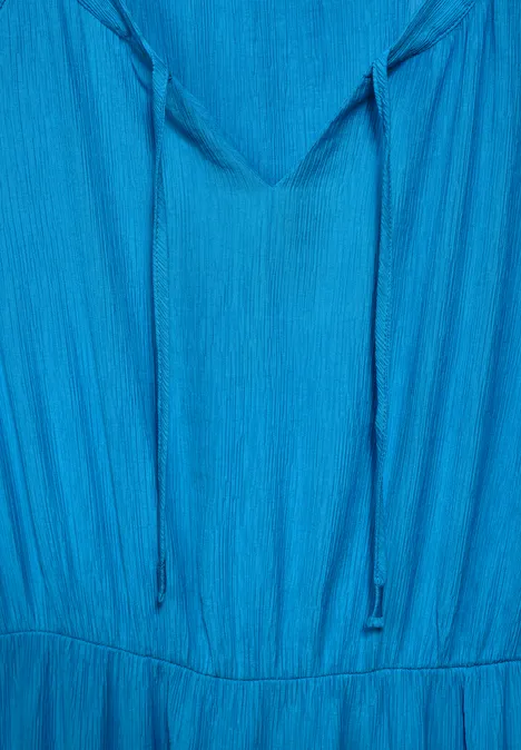 Struktur Midikleid azure blue