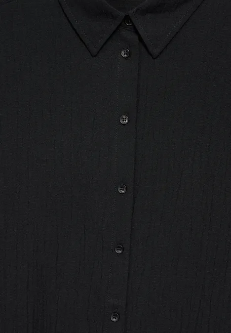 Kleid mit Struktur Black
