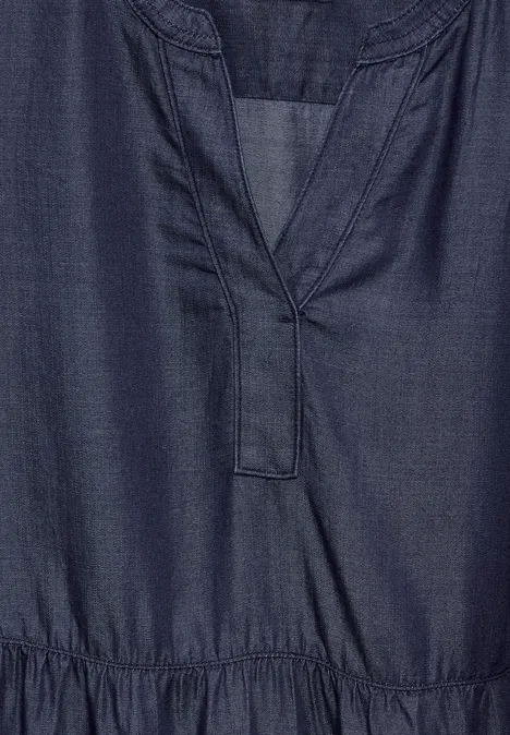 Lyocell-Kleid Dark blue wash
