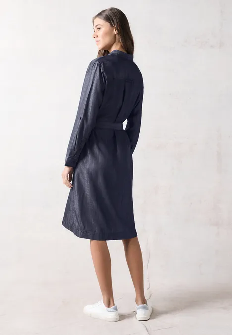 Lyocellkleid Dark blue wash