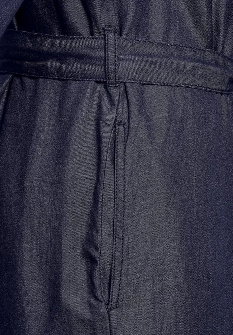 Lyocellkleid Dark blue wash