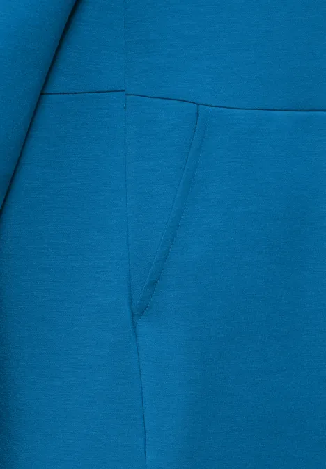Kleid mit großem Kragen dynamic aqua blue