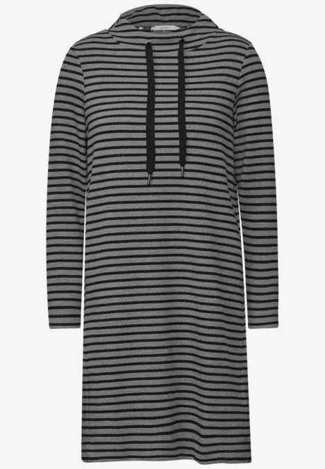 Robe à rayures platinum grey mel.