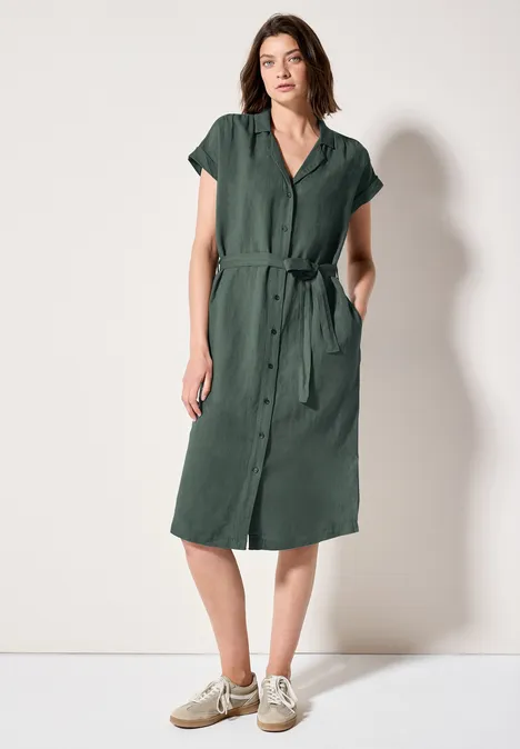 Blousejurk tot op de knie balmy khaki