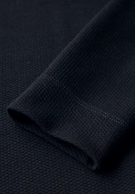 Strukturiertes Sweat Kleid universal blue