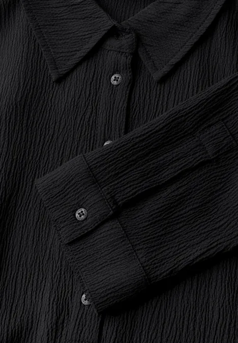 Kleid mit Struktur Black