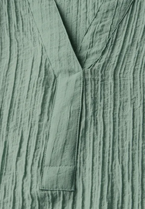 Strukturkleid matcha green