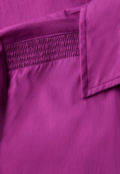 Kleid mit Smok-Detail anemone pink