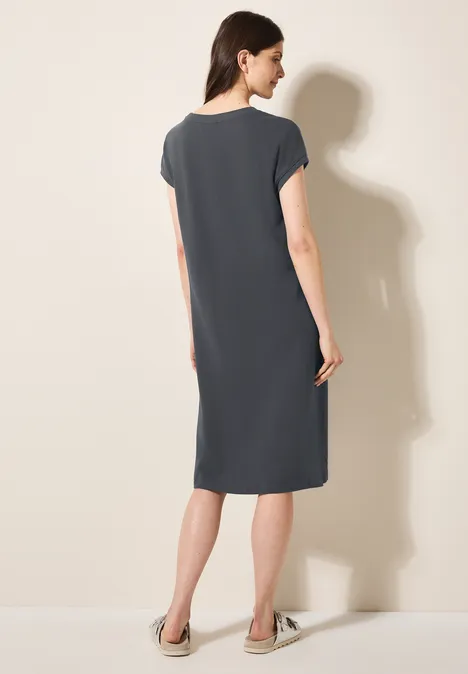 Jacquard Kleid volcanic grey