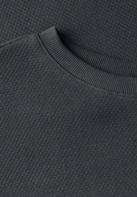 Jacquard Kleid volcanic grey