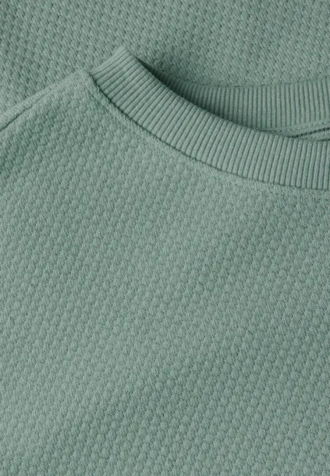 Jacquard Kleid matcha green