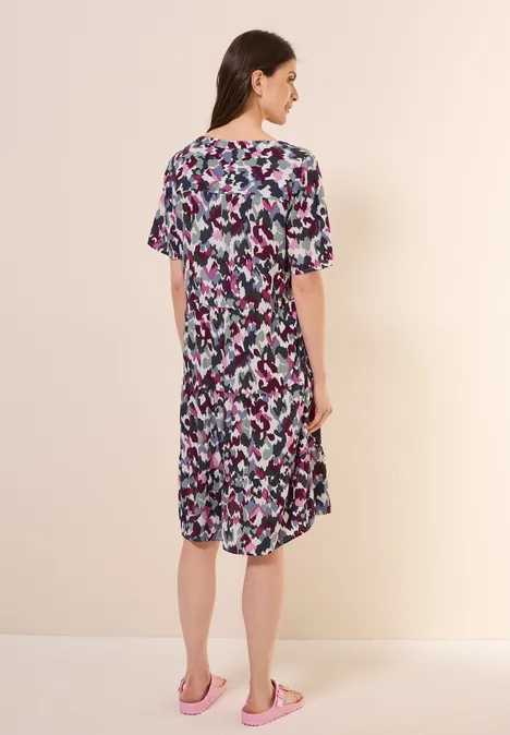 Gemustertes Kleid vanilla white