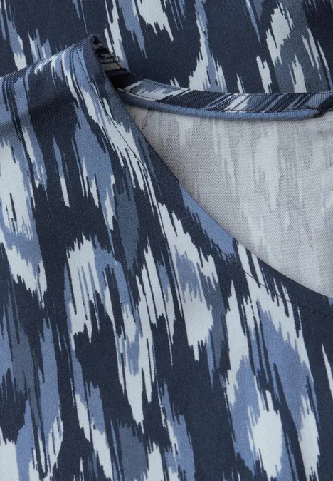 Gemustertes Kleid urban navy blue