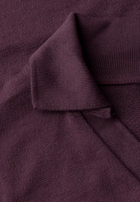 Robe d'été en tricot mulberry red